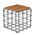 NewDesign Small Square Restaurant Coffee WoodTop Tea Tables