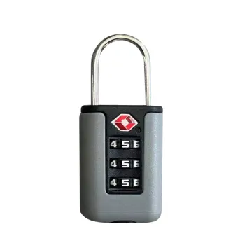 2023 New Design TSA Approved 3 Digit Combination Padlock for Travel Luggage Security