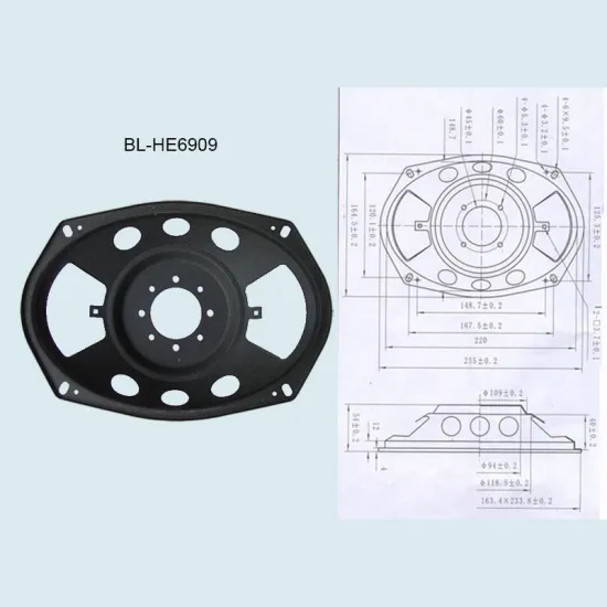 69 Inch Speaker Frame/6x9 Inch Speaker Basin