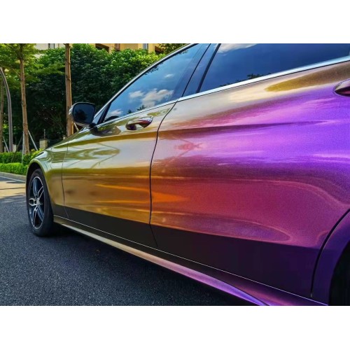 Premium Glossy DIY Gold Chameleon Car Vinyl Film