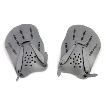 Adjustable Swimming Training Paddles with Straps for Adults