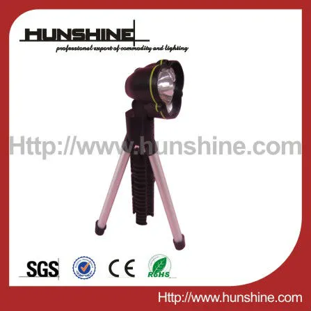 6 led hand-free tripod fishing led projector flashlight