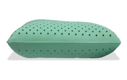 Green Tea Customized Breathable Memory Foam Bread Pillow