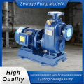 Diseño duradero de bomba autocebante para aguas residuales de conexión directa