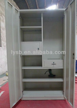 Metal clothing wardrobe for hanging cloths