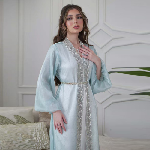 آستین پف دار بدلیجات زیبا عبای باز