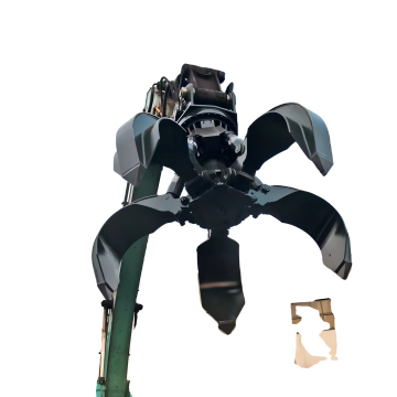 Heavy-Duty Hydraulic Rotating Grapple for Mini Excavators, ATVs & Cranes - Quick Coupling MS01 MS03