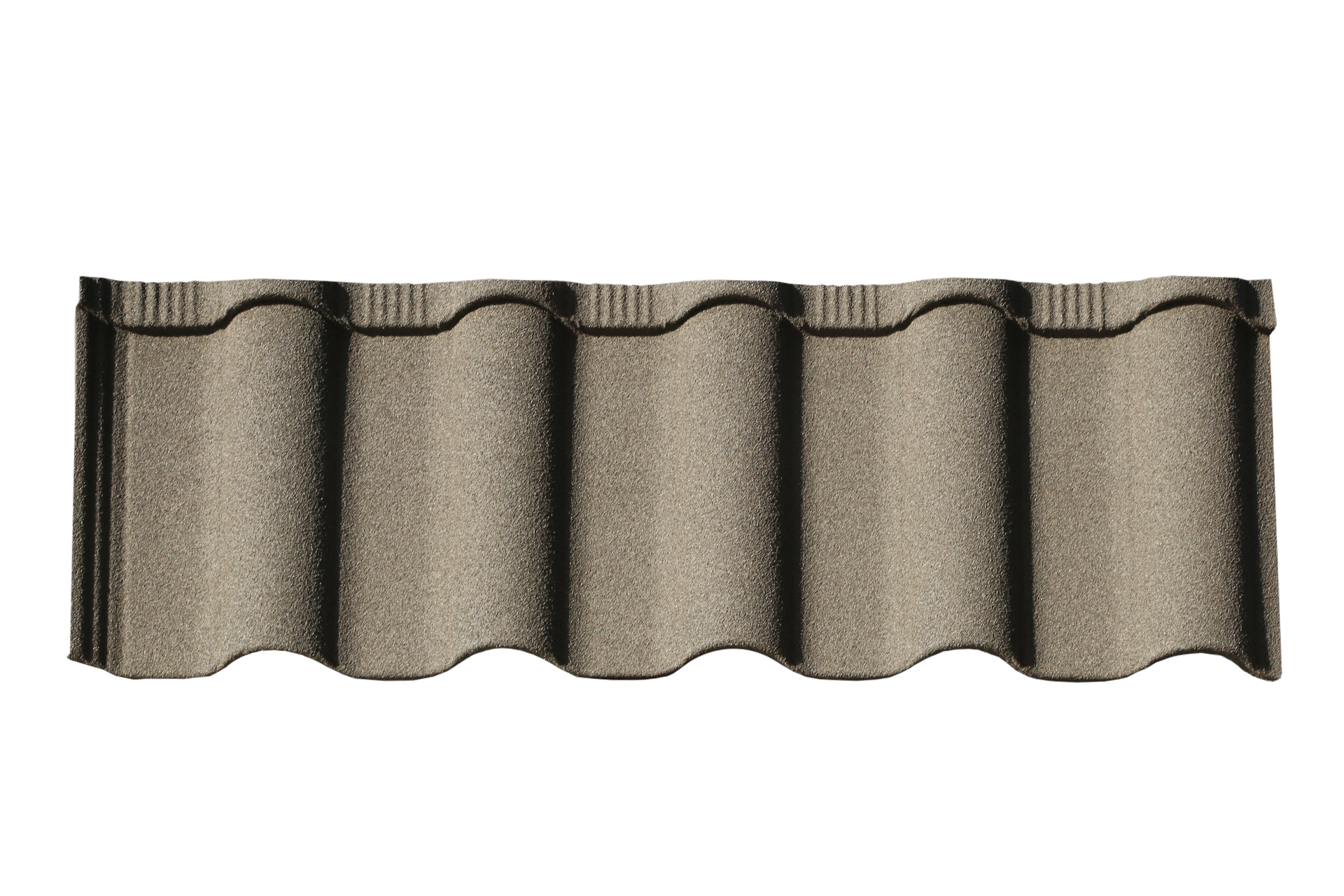 Retro waterproof roof stone colored metal tile