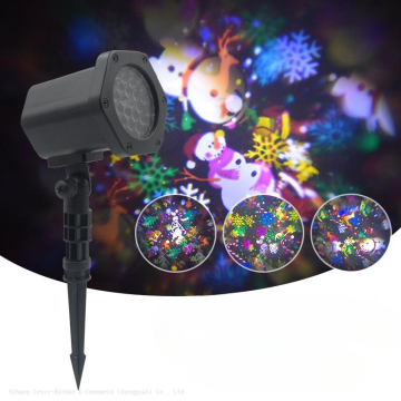 Fabrikfreigabeverkauf: LED-Multi-Muster-Schneesturm-Außenprojektionslichter für Weihnachten