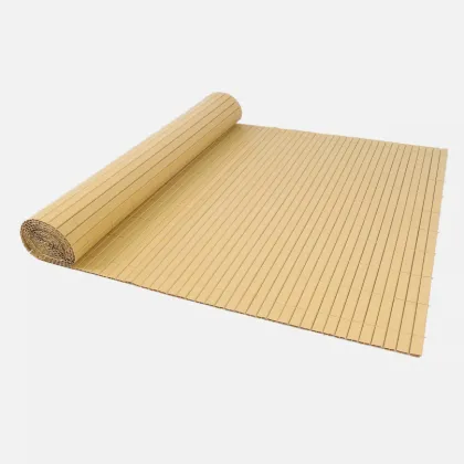 Nature PVC Bamboo Slat Panel Roll - Simulated Bamboo Elegance in PVC Panels
