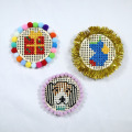 Cross Stitch Round Pingnder Christmas Series