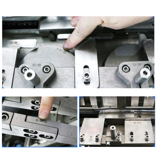 Máquina de carteira de tubo de reagente vertical