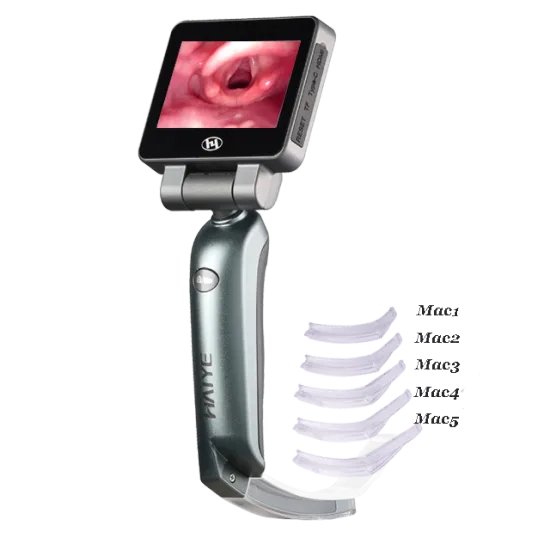 USB Portable Disposable Laryngoscope with HD Video and Recording for Anesthesia Intubation