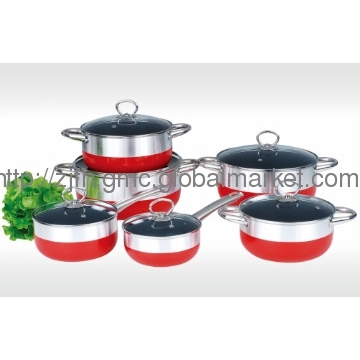 Aluminum non stick cookware set