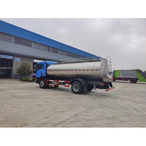 Stainless steel truck 3600Liters 2 compartments milk tank