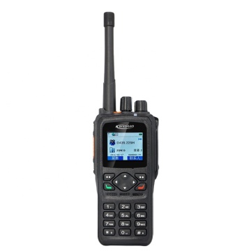 DMR Kirisun DP990 Professionelles tragbares Radio -Langstrecken -Radio mit AES256 und Display Walkie Talkie