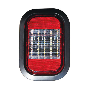 Rechthoekige LED -back -uplicht Ruimbevestiging Montage Taillamp Dot/SAE/FMVSS108