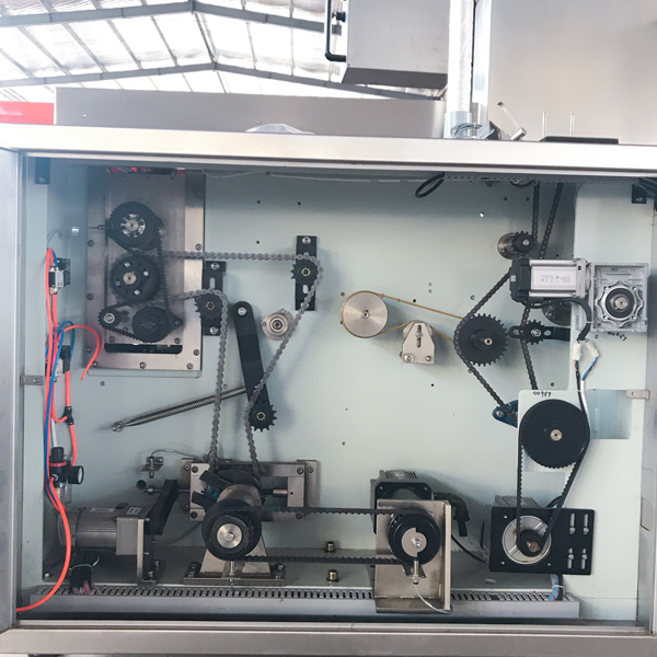 Máquina de embalagem de fluxo de alimentos de macarrão horizontal