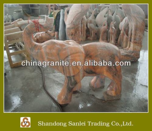 outdoor marble elephant statues