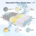 (2 Pillowcases) Memory Foam Neck Pillow