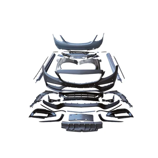 W205 C63 Bodykit - Front and Rear Bumpers for Benz C Class 2015-2021