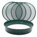 Garden metal sieves with replaceable meshes