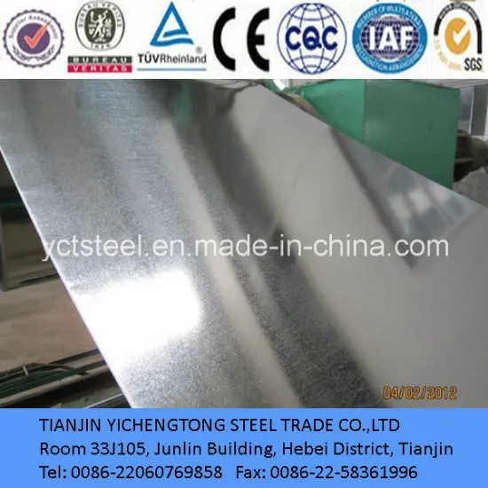 High Quality Dx51d (JIS3302) Galvanzied Steel Sheet
