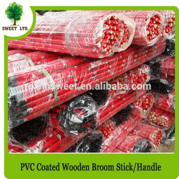 eucalyptus handle wooden handle with strecth film packing