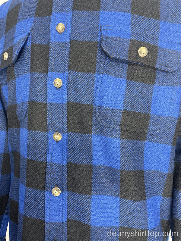 Retro Plaid Wollmisch