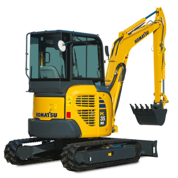 Komatsu asli PC35 4 ton bekas excavator - Mesin pengacara multifungsi beban tinggi