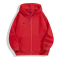 Fleece dragkedja ridhoodies kvinnors sportjacka