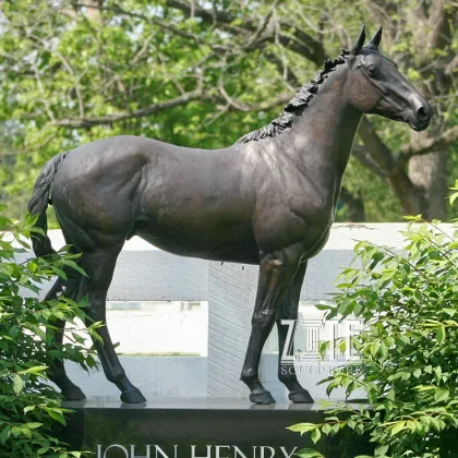 High Quality Outdoor Antique Tang Dynasty Bronze Horse Statue Sculpture