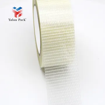 Factory Price Mesh Tape Glass Grid Filament Packing Tape