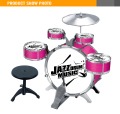 Plástico de alta qualidade crianças brinquedo Musical Drum Kit