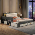 Moderno Simple Light Luxury Doble Bed dormitorio principal