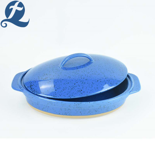 Baking pans ceramic handle bakeware with lid