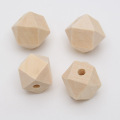 DIY Wood Beads Octagonal Faceted Beads10x10MM