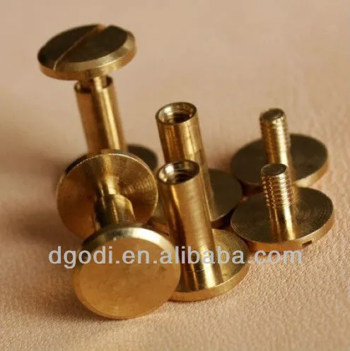 flat head brass screw rivets