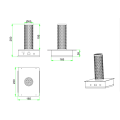 HVAC용 상업용 UV 공기 살균기 연결