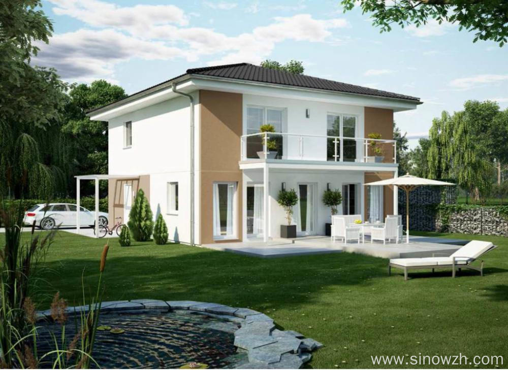 Steel Frame Fiber Cement House