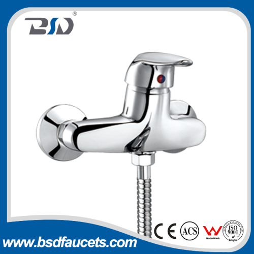 wall mounted bathroom shower faucets taizhou brass chrome bath shower mixer new exposed wall mounted faucet shower