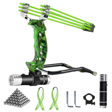 High Precision Cheap Price Hunting Fishing Slingshot Set with Fishing Rubber Band
