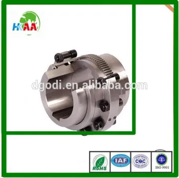 flexible curved tooth gear coupling