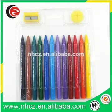 12 color crayon Set with Sharpener