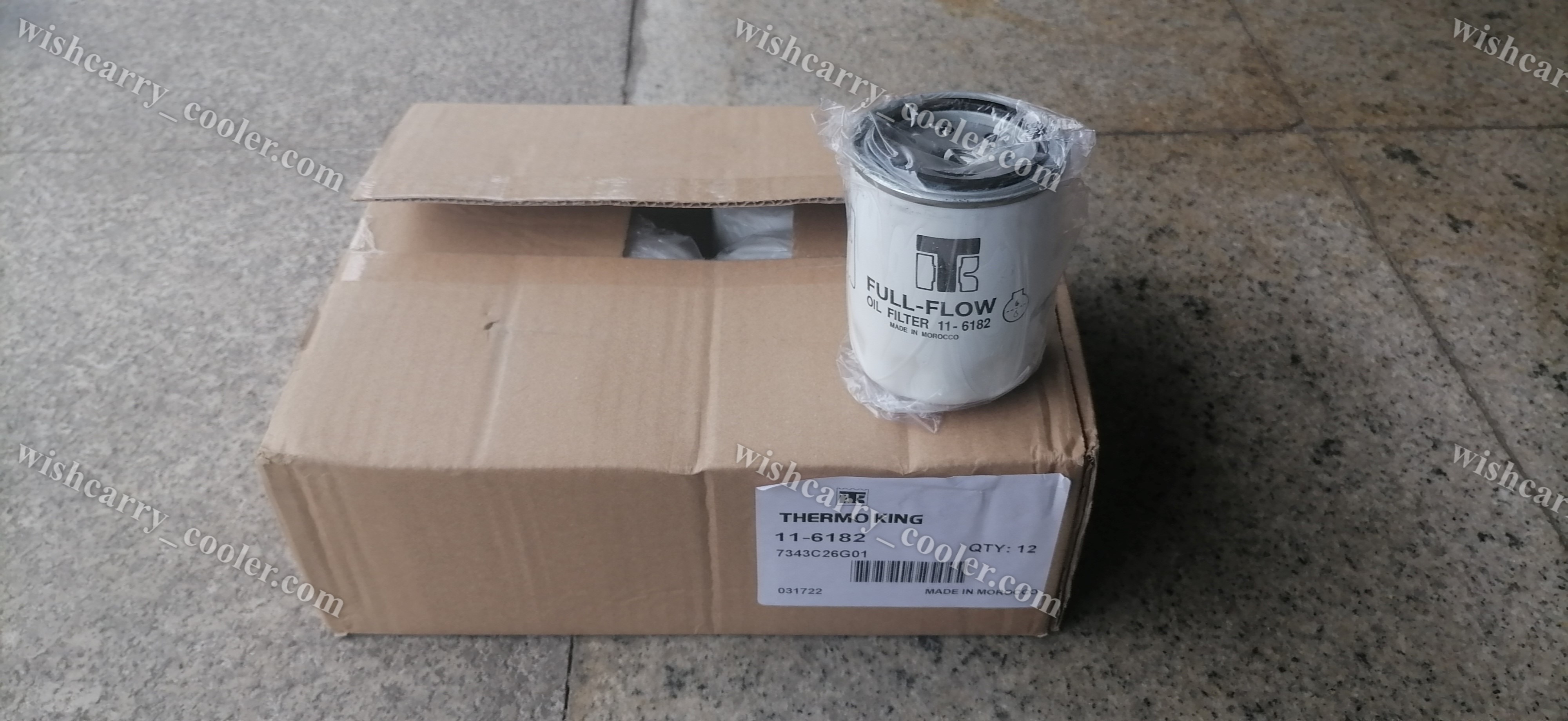 116182 Aceite de filtro, SP Engine Thermo King Piezas de repuesto originales.