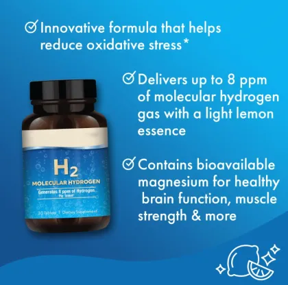Seconds Dissolve H2 Hydrogen Water Tablet Molecular Hydrogen Supplement 8ppm