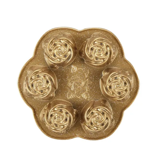 Rosebud Die Cast Aluminum Non-Stick European Baking Pan