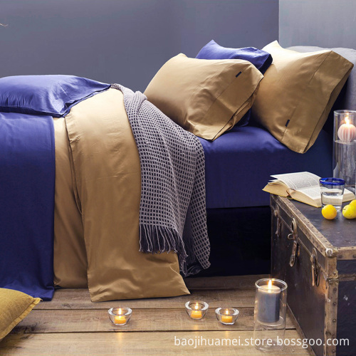 Ginger Yellow 4 PCS 100% Egyptian Cotton Bedding Sets