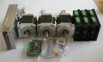 3 Pcs 3 Axis Nema34 Stepper Motor Kits
