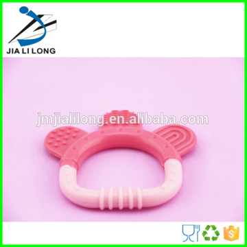 Food grade funny fruit silicone baby toy teether
